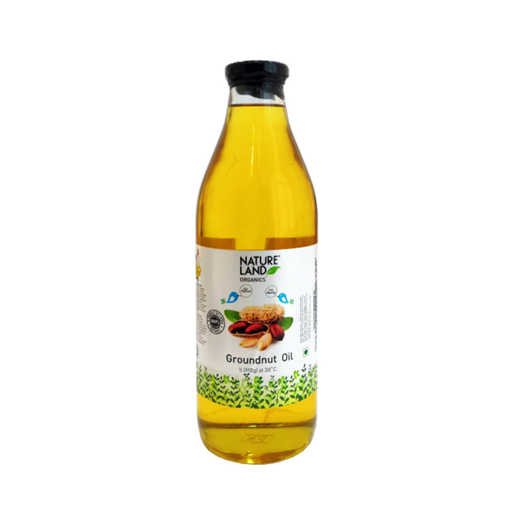 NATURELAND ORGANIC GROUNDNUT OIL 1 LTR