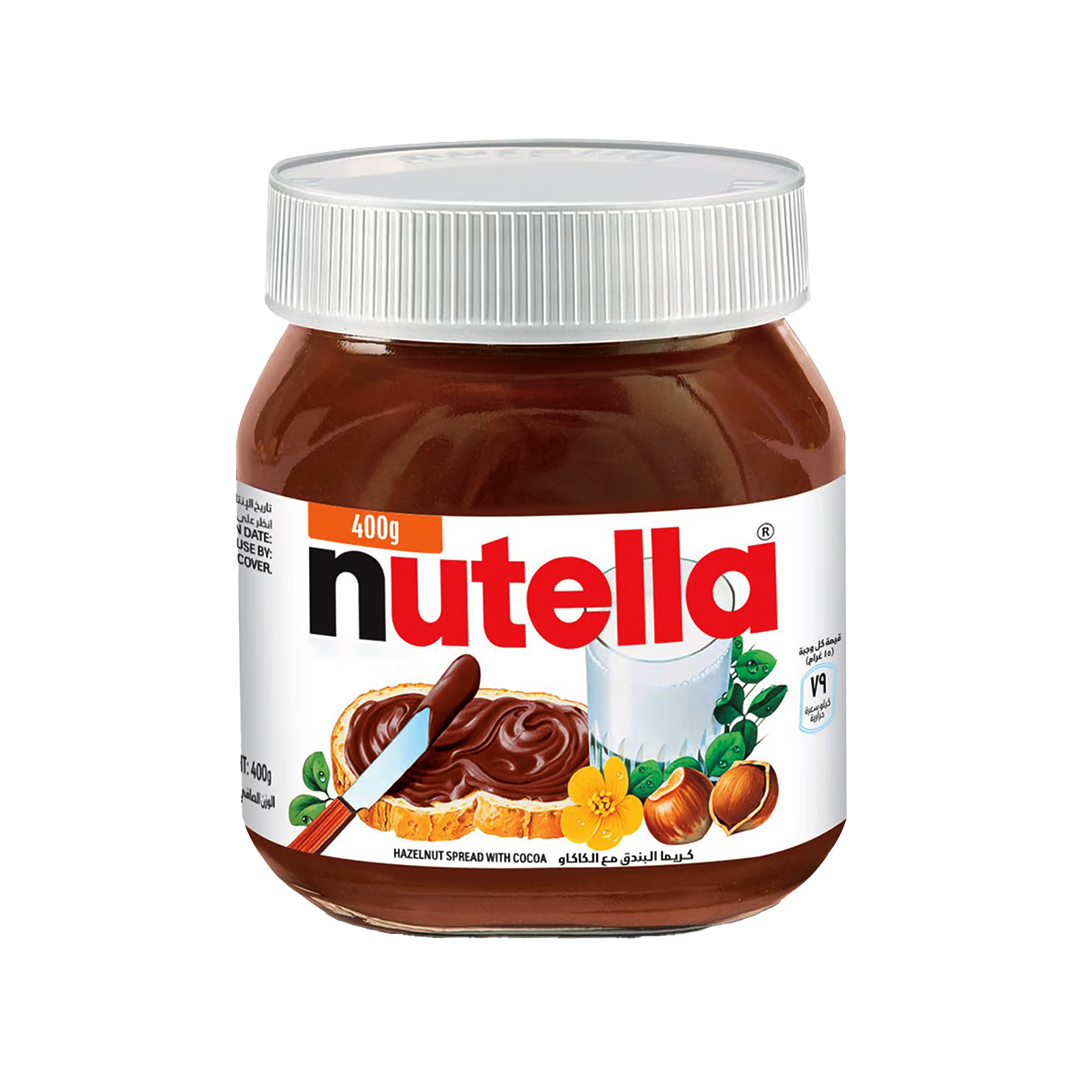 NUTELLA HAZELNUT CHOCOLATE SPREAD 400GM