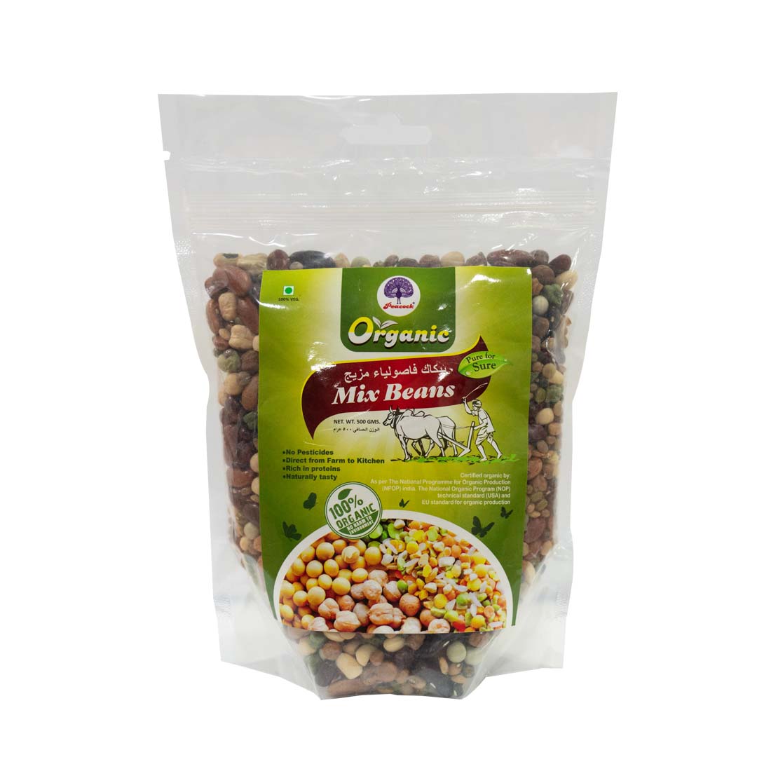 ORGANIC MIX BEANS 500 GM