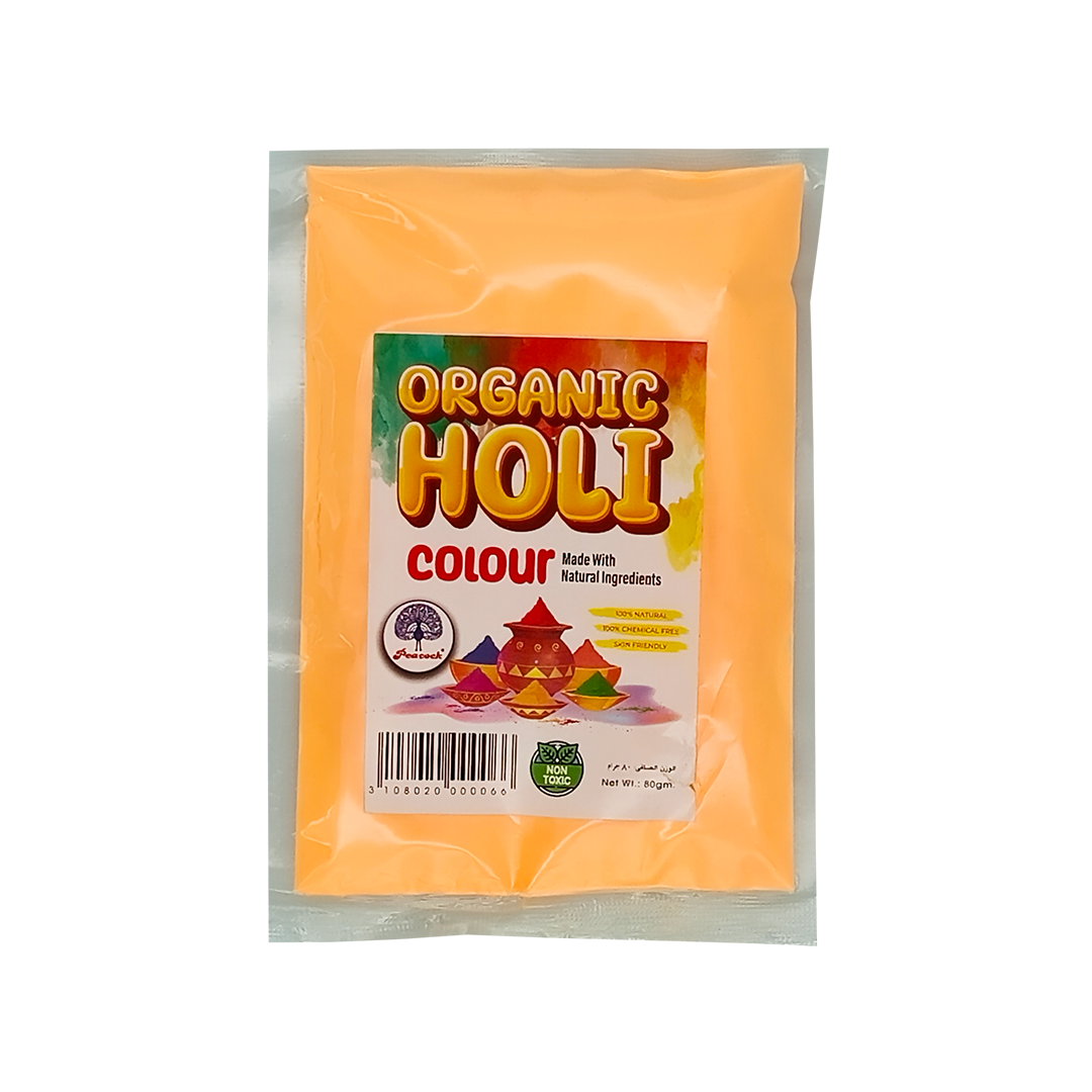 ORGANIC HOLI COLOUR 80GM (ORANGE)