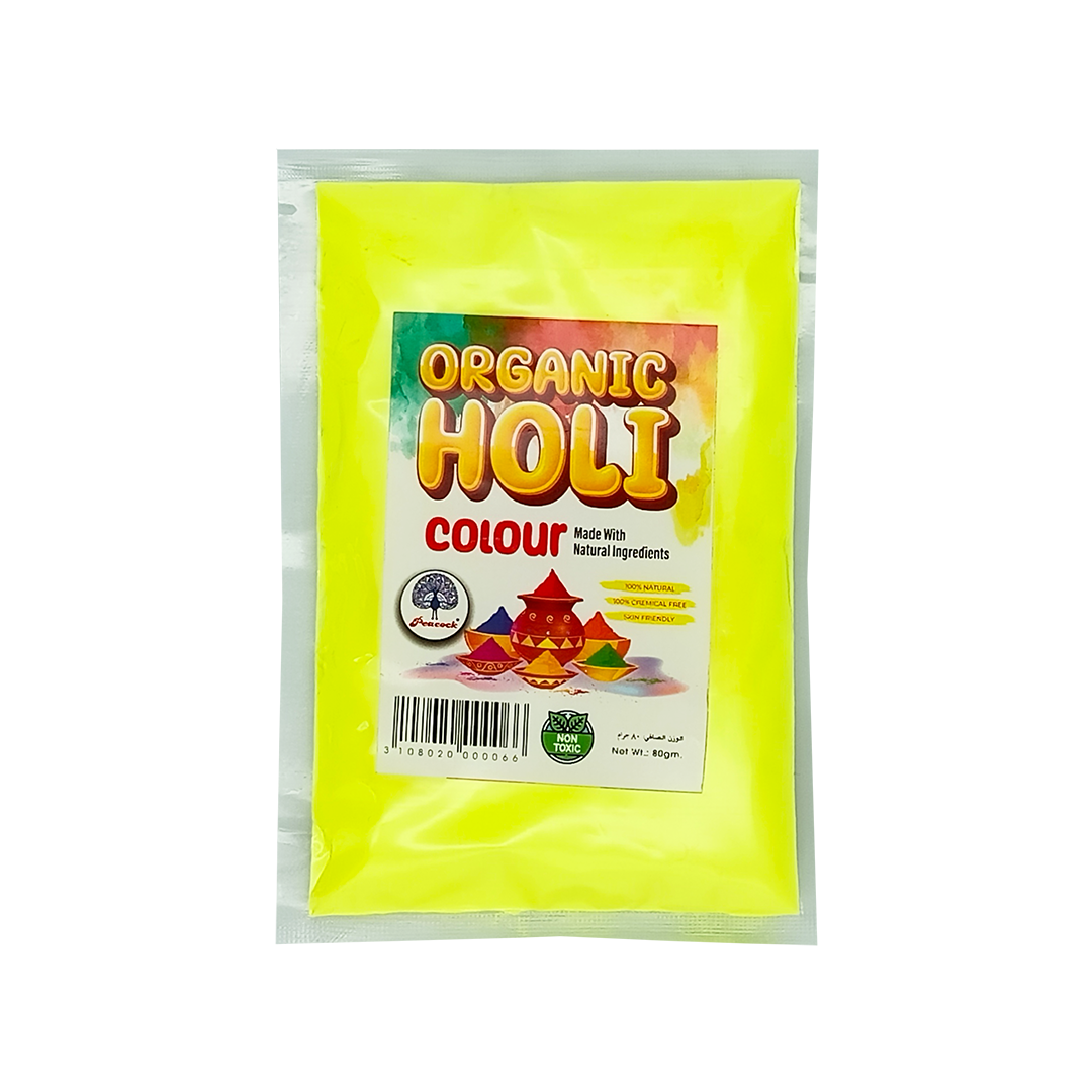 ORGANIC HOLI COLOUR 80GM (YELLOW)