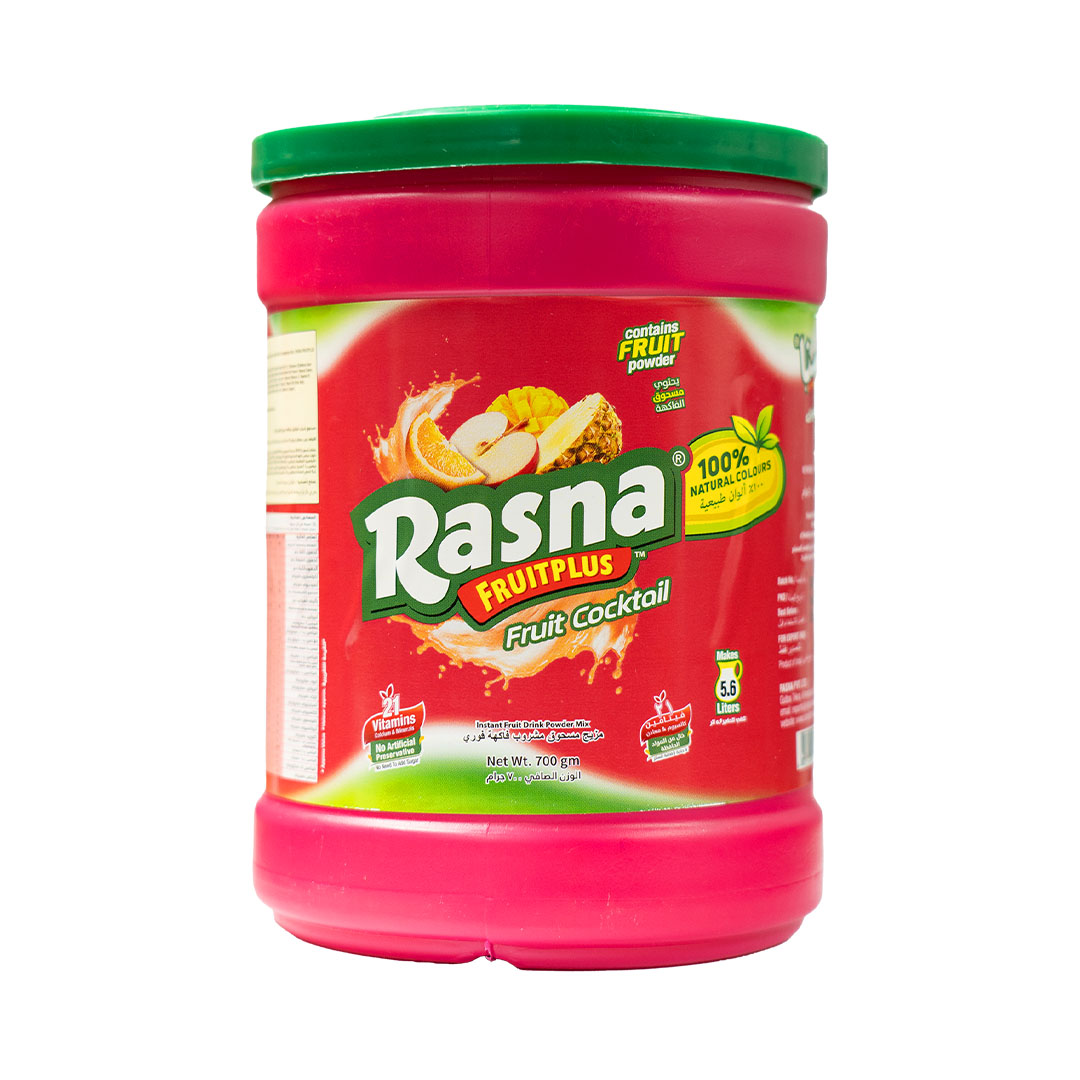 RASNA FRUITPLUS FRUIT COCKTAIL 700GM JAR