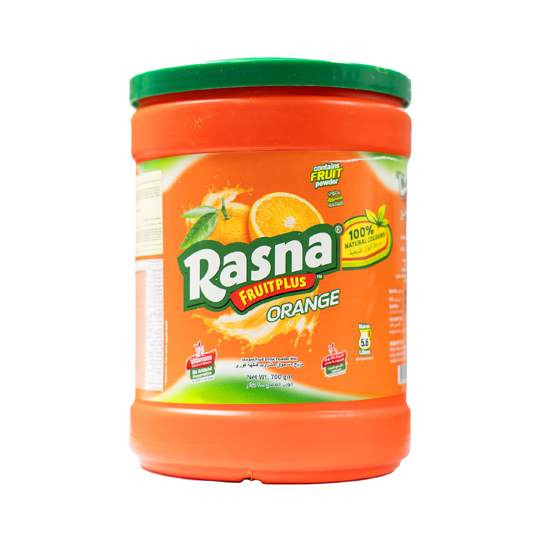 RASNA FRUITPLUS ORANGE 700GM JAR